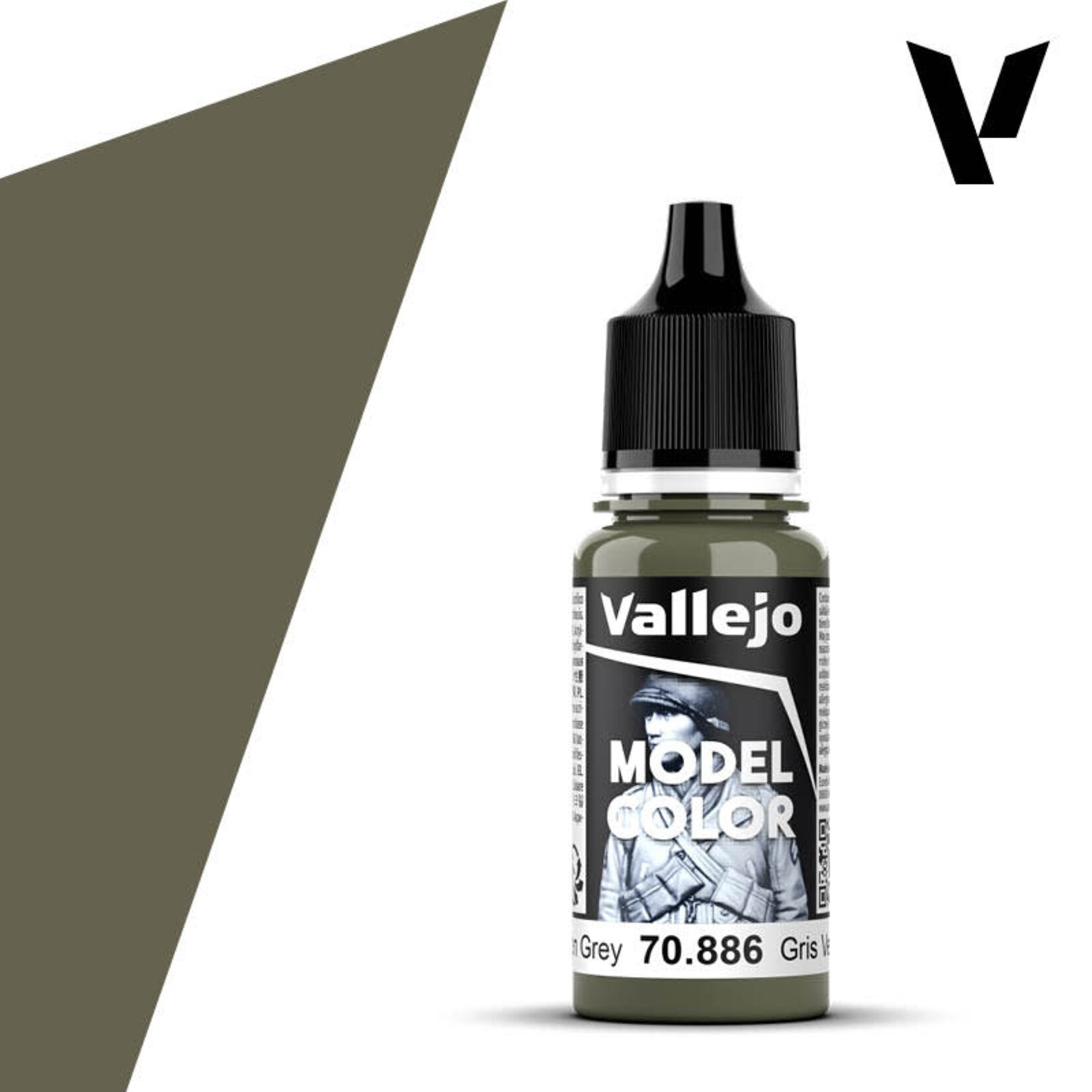 Vallejo Vallejo Model Color 70.886 Green Grey 18ml