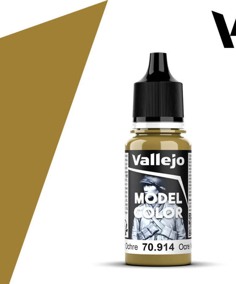 Vallejo Vallejo Model Color 70.914 Green Ochre 18ml