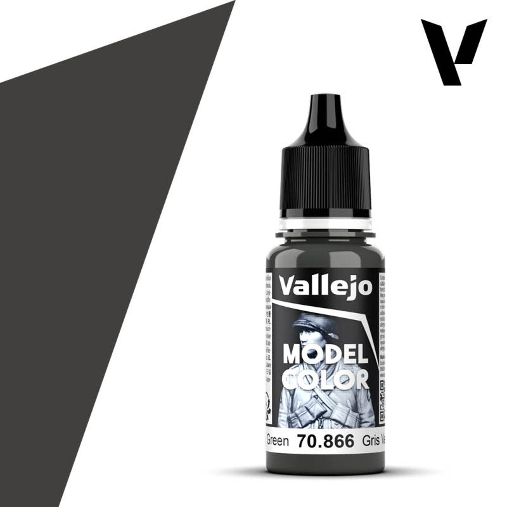 Vallejo Vallejo Model Color 70.866 Grey Green 18ml
