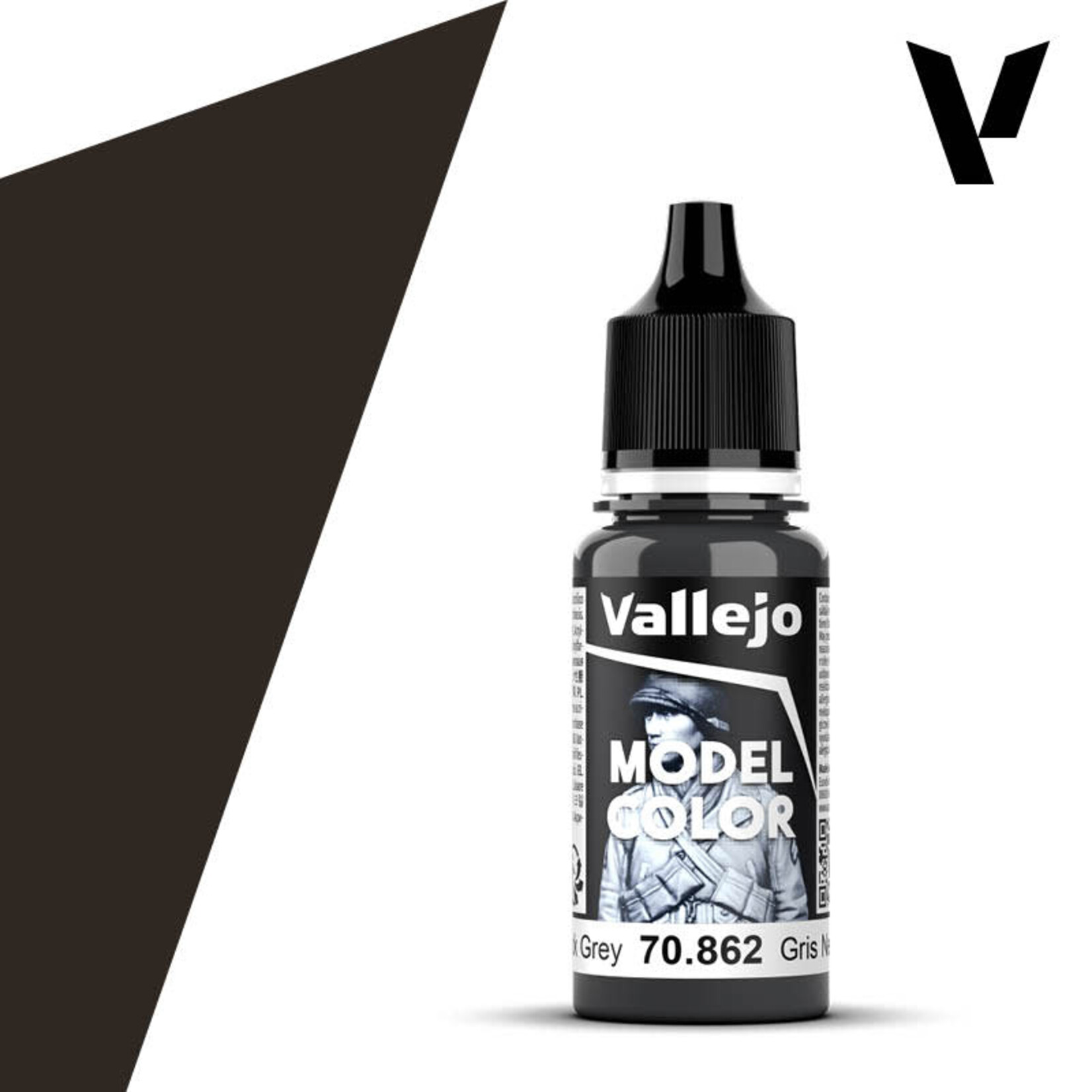 Vallejo Vallejo Model Color 70.862 Black Grey 18ml