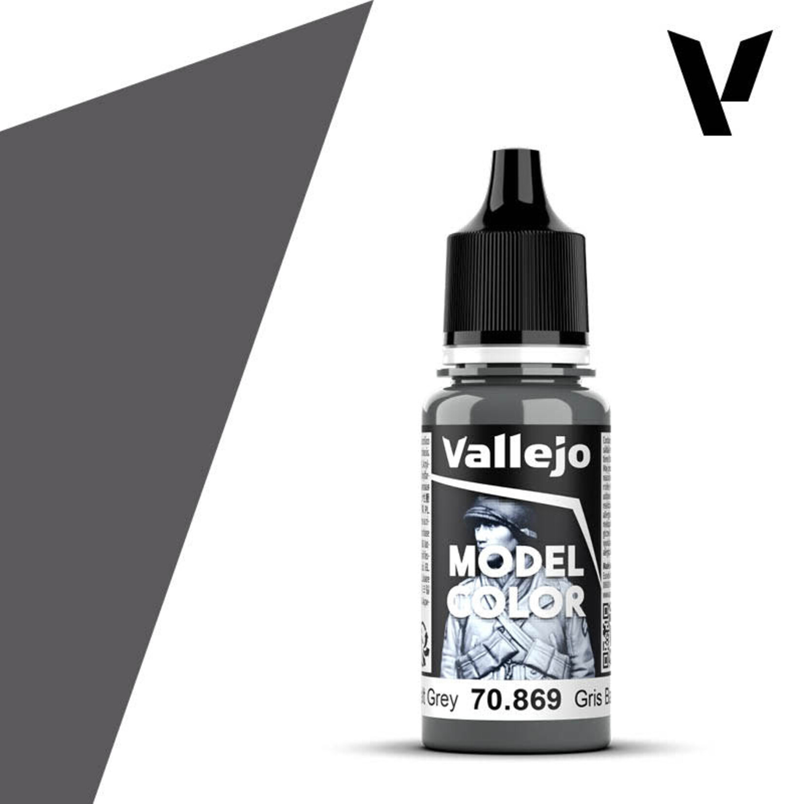 Vallejo Vallejo Model Color 70.869 Basalt Grey 18ml