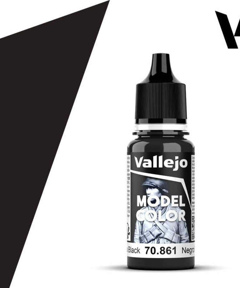 Vallejo Vallejo Model Color 70.861 Gloss Black 18ml