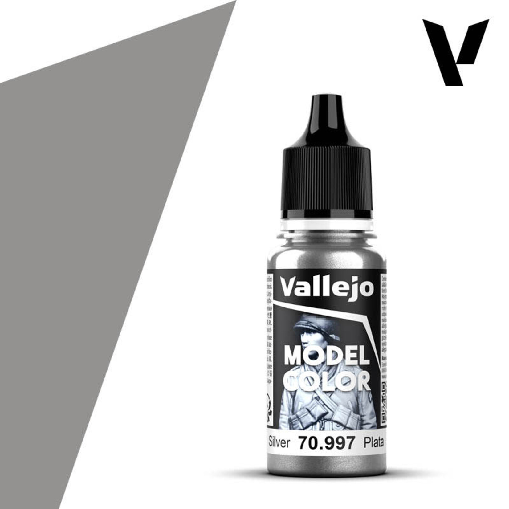 Vallejo Vallejo Model Color 70.997 Silver 18ml
