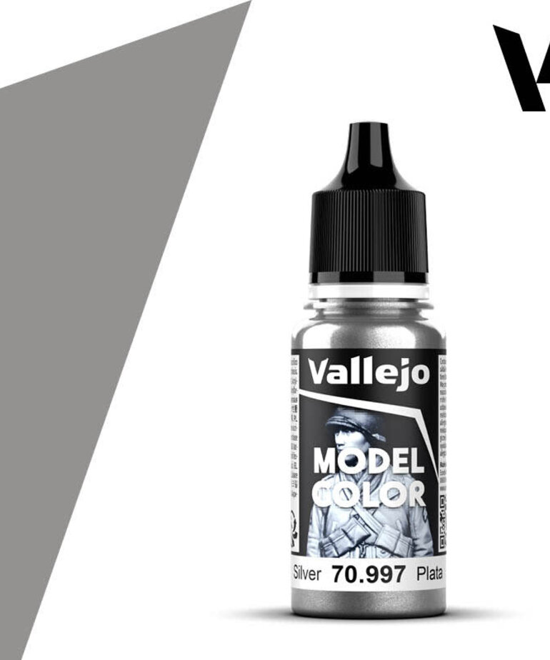 Vallejo Vallejo Model Color 70.997 Silver 18ml