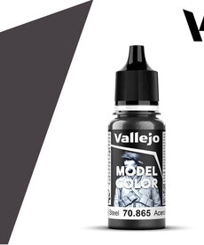 Vallejo Vallejo Model Color 70.865 Oily Steel 18ml