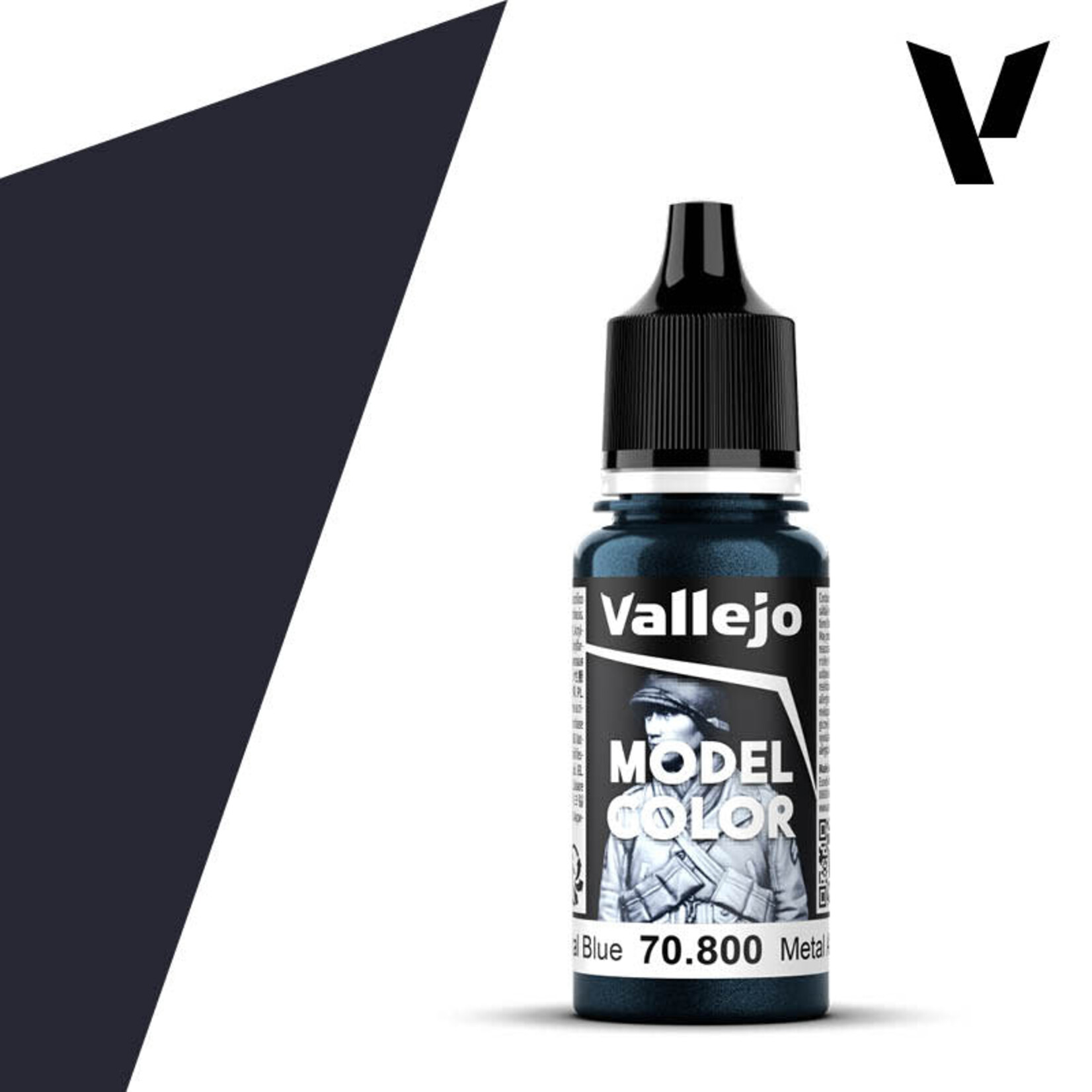 Vallejo Vallejo Model Color 70.800 Gunmetal Blue 17ml