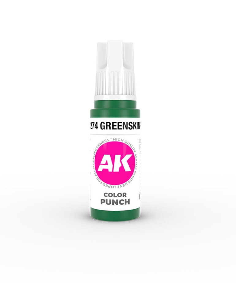 AK Interactive AK11274 3G Acrylic Greenskin Punch 17ml