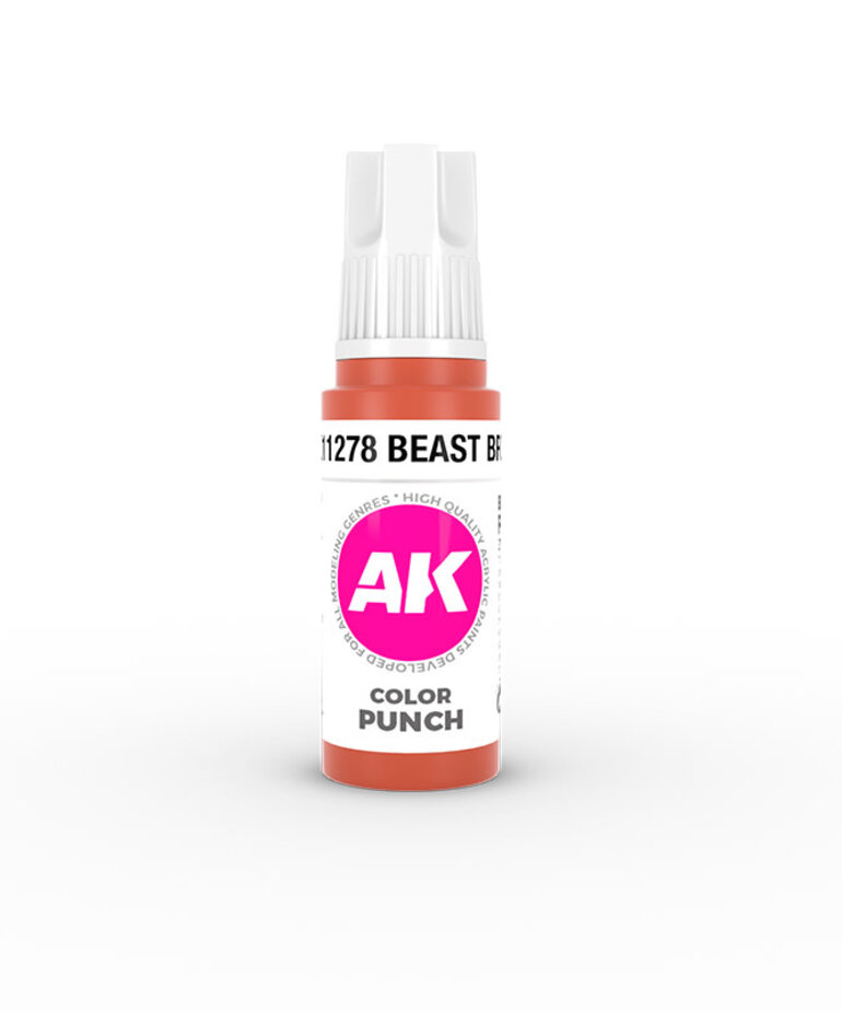 AK Interactive AK11278 3G Acrylic Beast Brown 17ml
