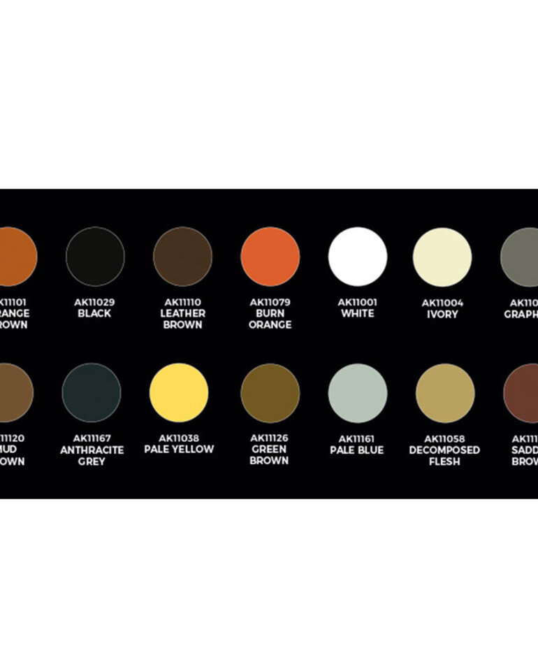 AK Interactive AK11779 3G Carlos Tobes Signature (14) Set