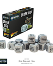 Warlord Games Bolt Action Orders Dice Grey
