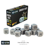 Warlord Games Bolt Action Orders Dice Grey