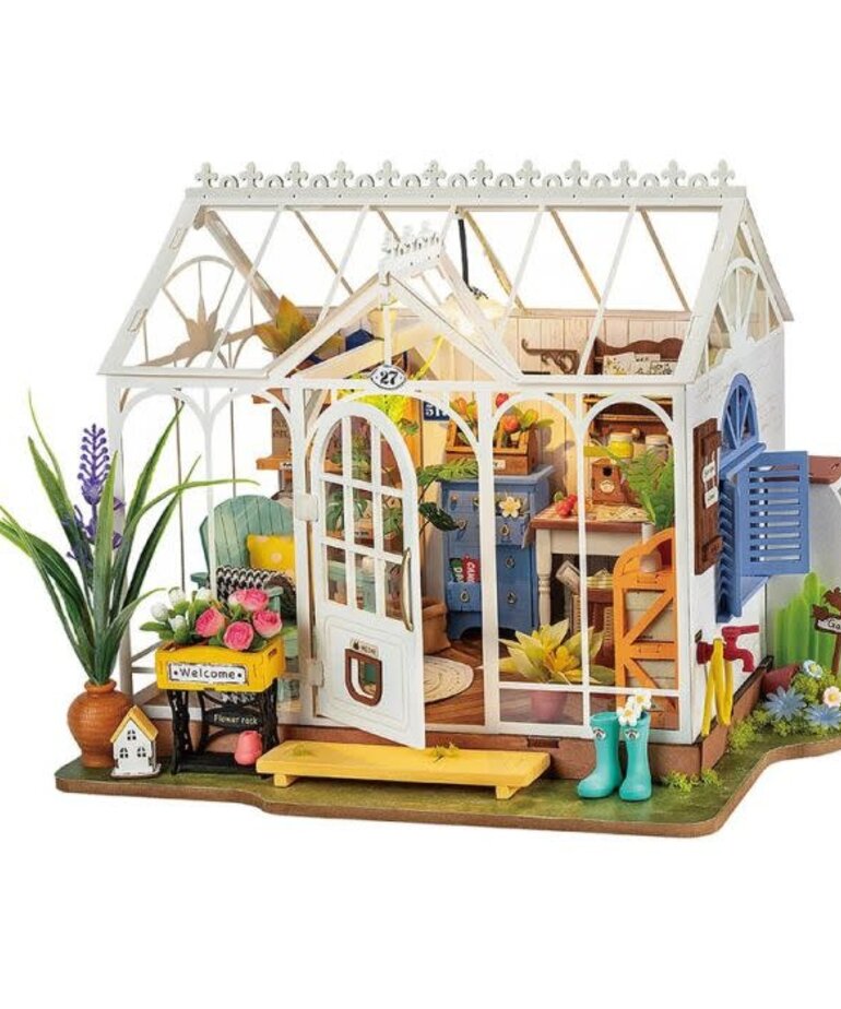 Robotime Rolife DIY Miniature Dollhouse Kit: Dreamy Garden House