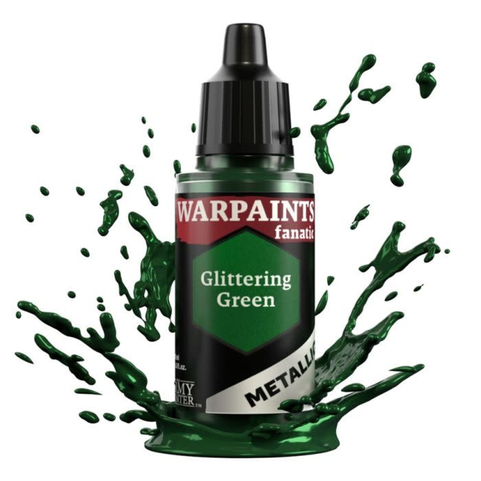 The Army Painter The Army Painter Warpaints Fanatic Metallic Glittering Green 18ml