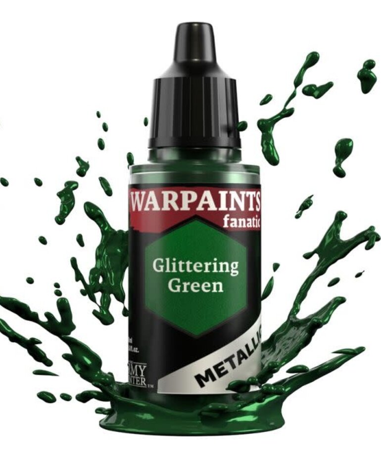 The Army Painter The Army Painter Warpaints Fanatic Metallic Glittering Green 18ml