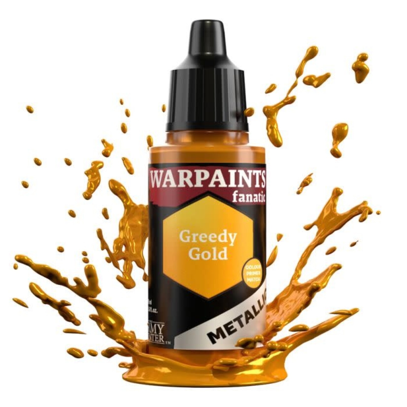 The Army Painter The Army Painter Warpaints Fanatic Metallic Greedy Gold 18ml