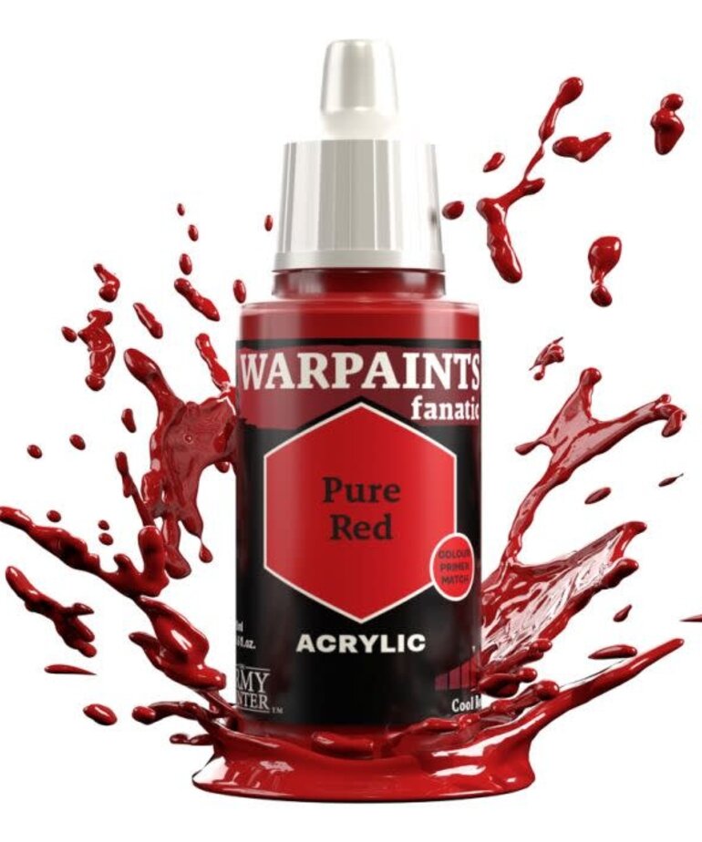 The Army Painter The Army Painter Warpaints Fanatic Pure Red 18ml