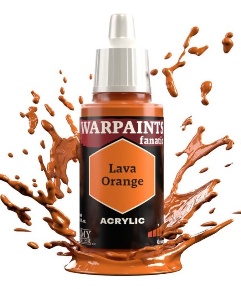 The Army Painter The Army Painter Warpaints Fanatic Lava Orange 18ml