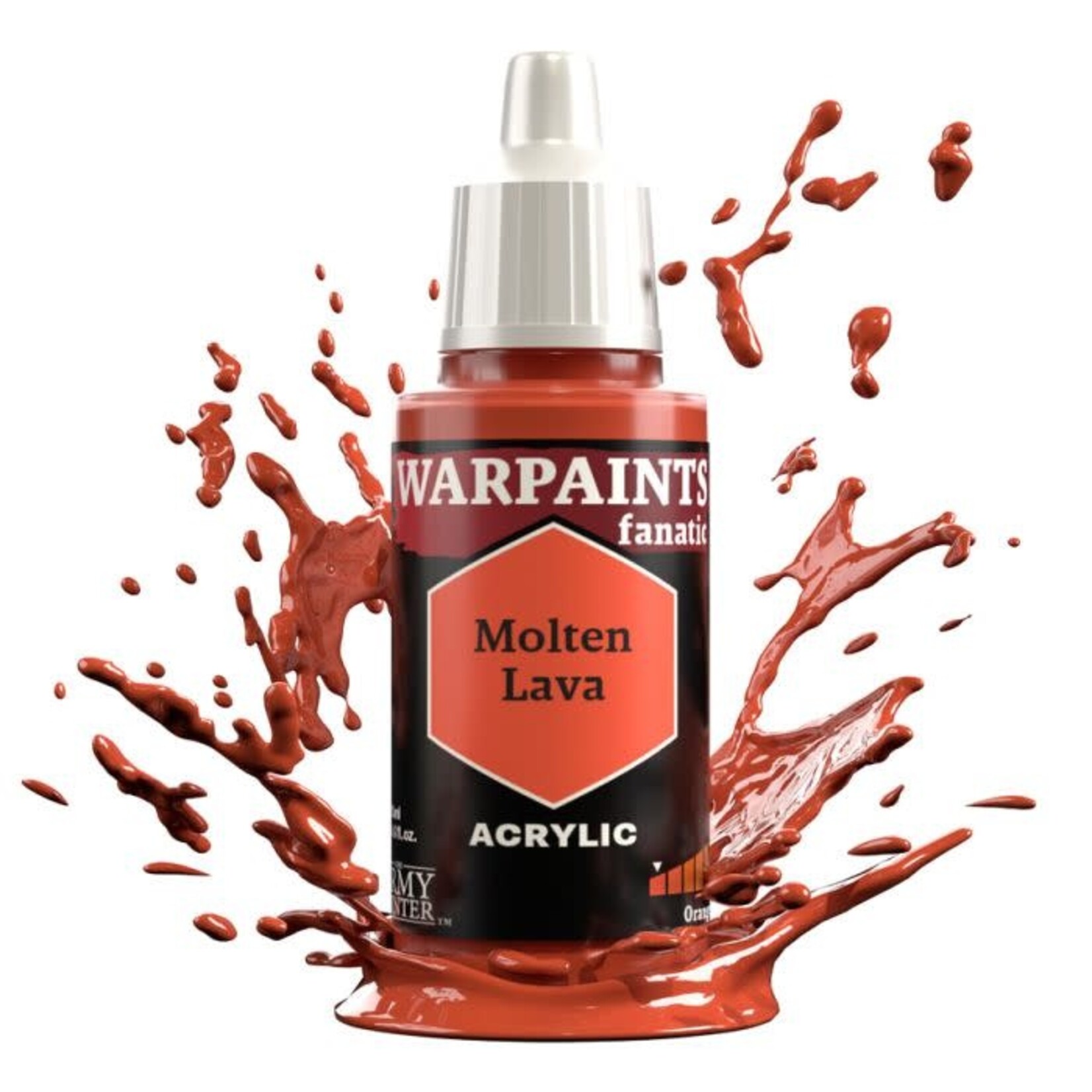 The Army Painter The Army Painter Warpaints Fanatic Molten Lava 18ml