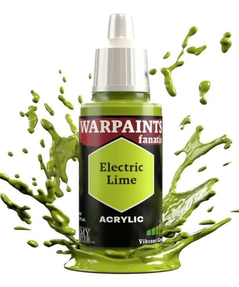 The Army Painter The Army Painter Warpaints Fanatic Electric Lime 18ml