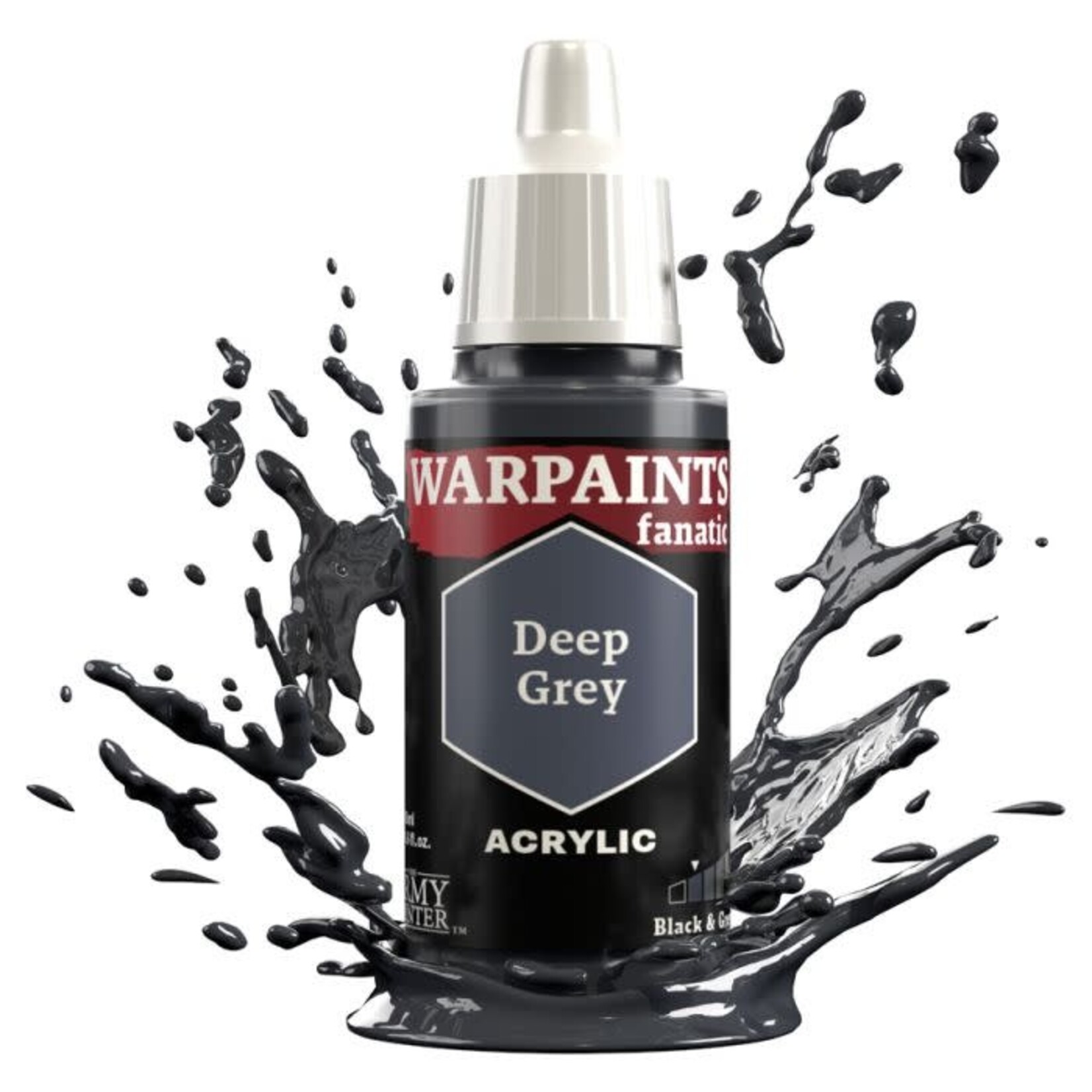 The Army Painter The Army Painter Warpaints Fanatic Fanatic Deep Grey 18ml