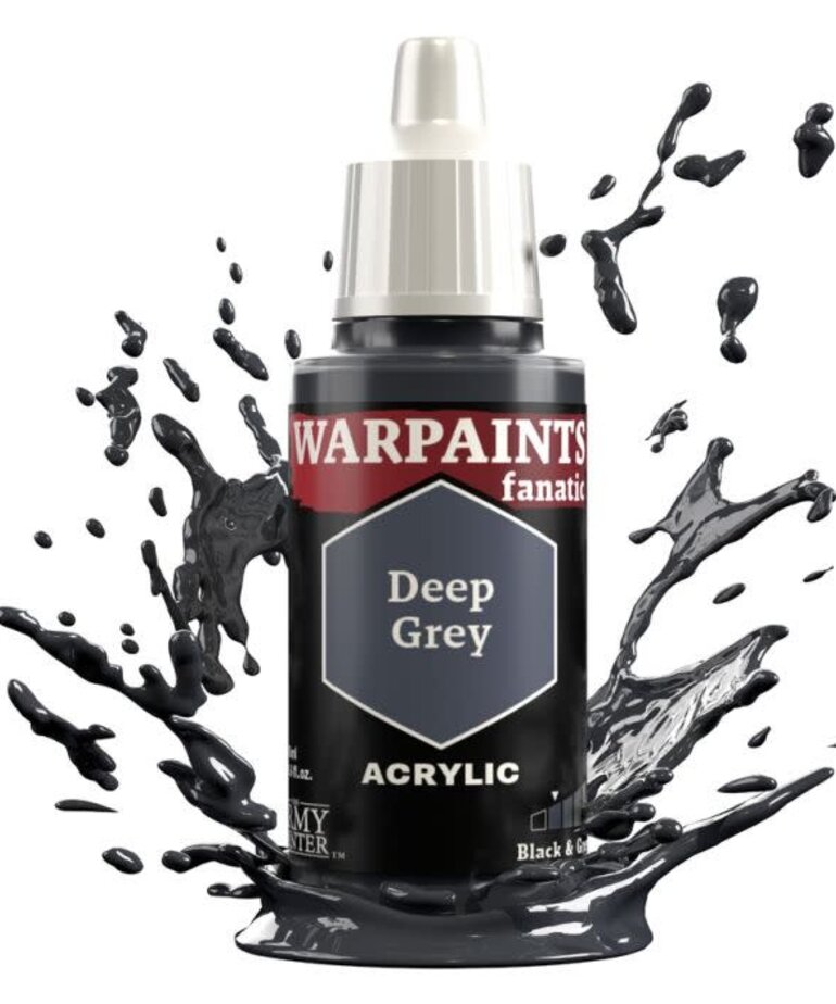 The Army Painter The Army Painter Warpaints Fanatic Fanatic Deep Grey 18ml
