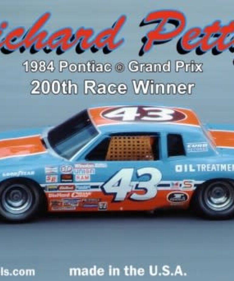 Salvinos Jr Models Salvino Jr Models 1/24 Richard Petty #43 1984 Pontiac Grand Prix 200th Winner Race Car
