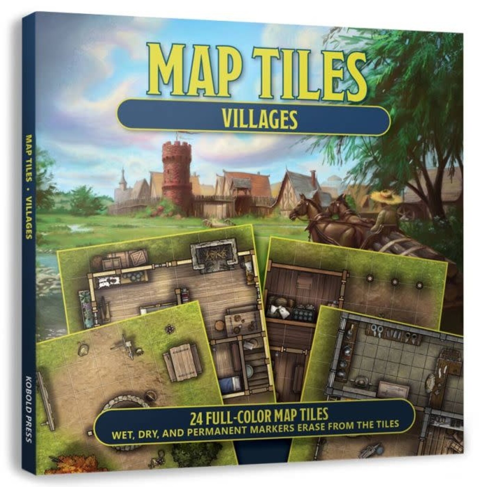 Kobold Press Kobold Map Tiles: Villages