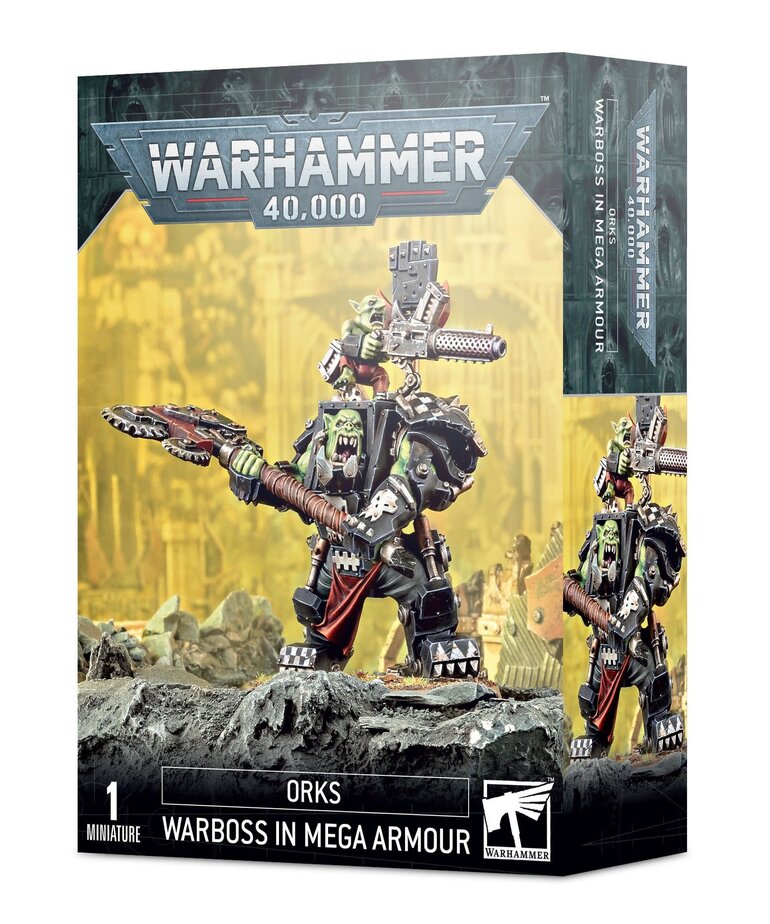 Warhammer 40k Warhammer 40k: Orks: Warboss In Mega Armor