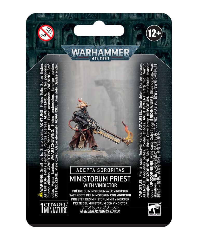 Warhammer 40k Warhammer 40k: Adepta Sororitas: Ministorum Priest With Vindictor