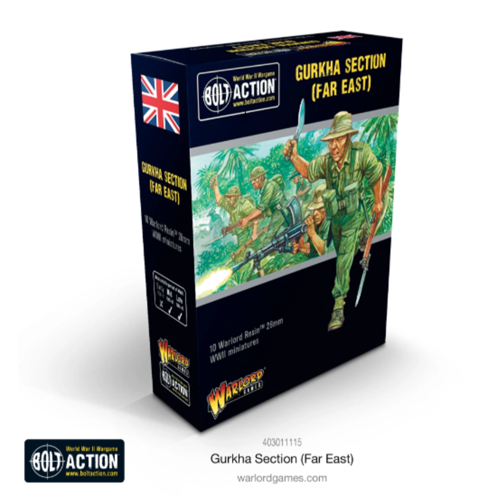 Warlord Games Bolt Action: Gurkhas Section (Far East)