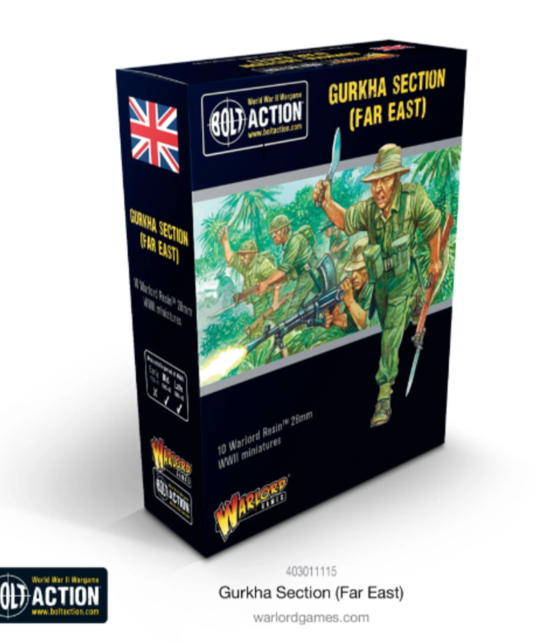 Warlord Games Bolt Action: Gurkhas Section (Far East)