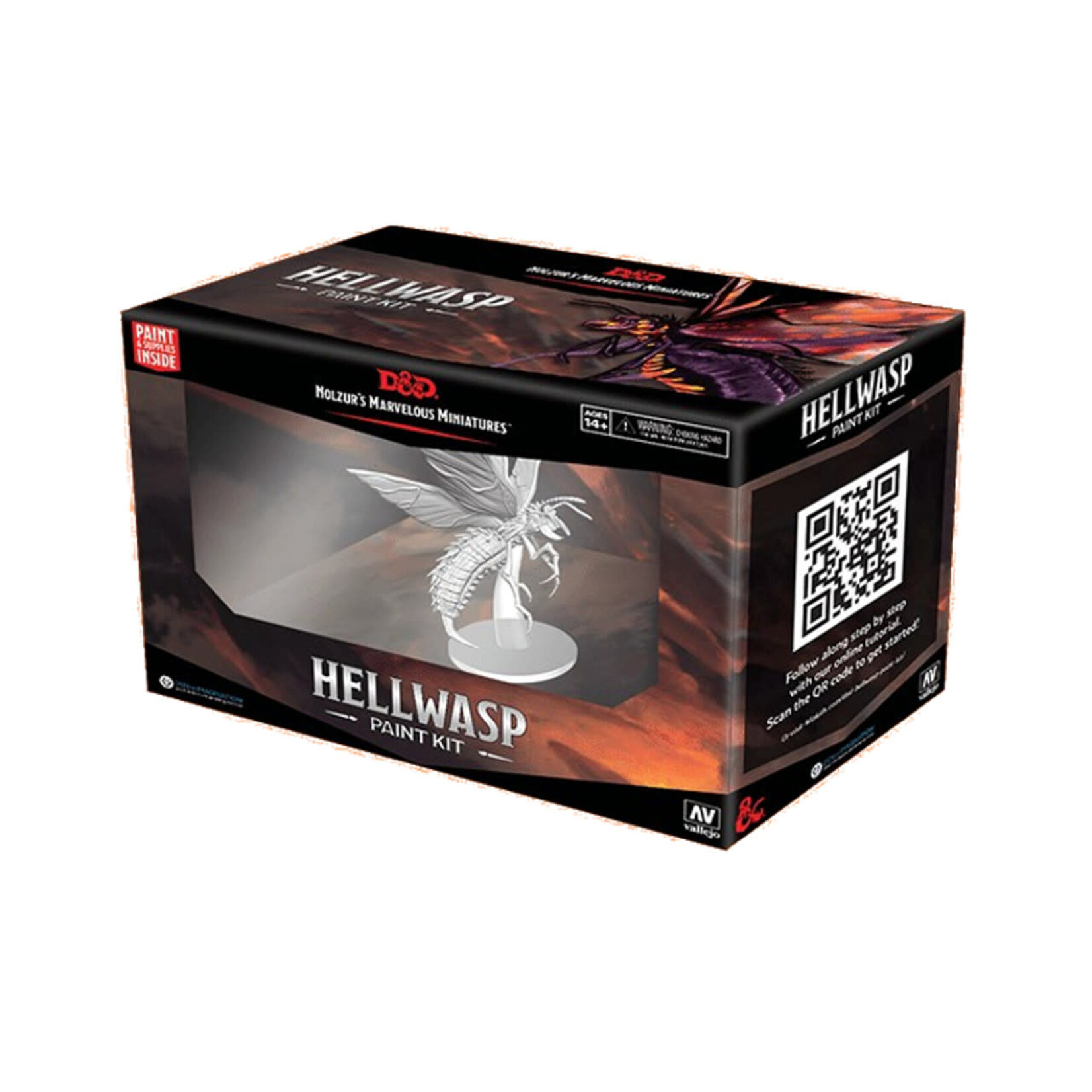 Wizkids DISCOACD Paint Night Kit: Dungeons & Dragons: Nolzur's Marvelous Miniatures: Hellwasp