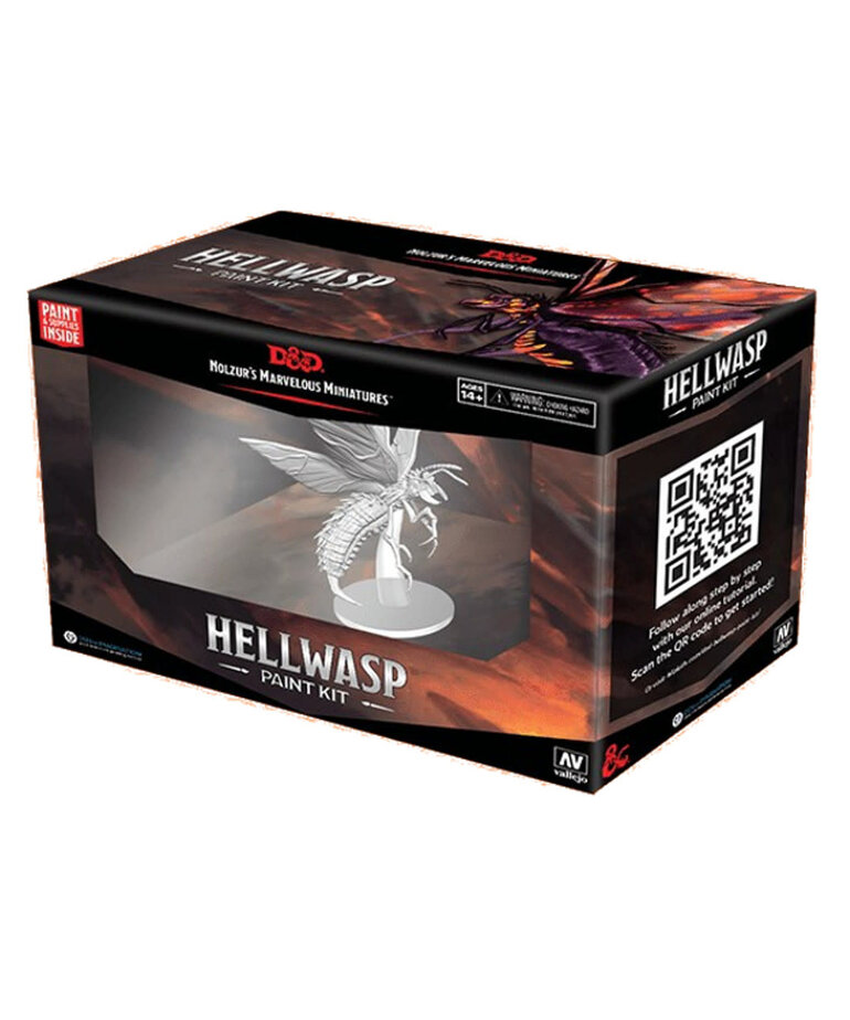 Wizkids DISCOACD Paint Night Kit: Dungeons & Dragons: Nolzur's Marvelous Miniatures: Hellwasp