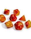 Chessex Chessex Lab Dice Gemini Gellow Luminary Red/yellow (7) Set