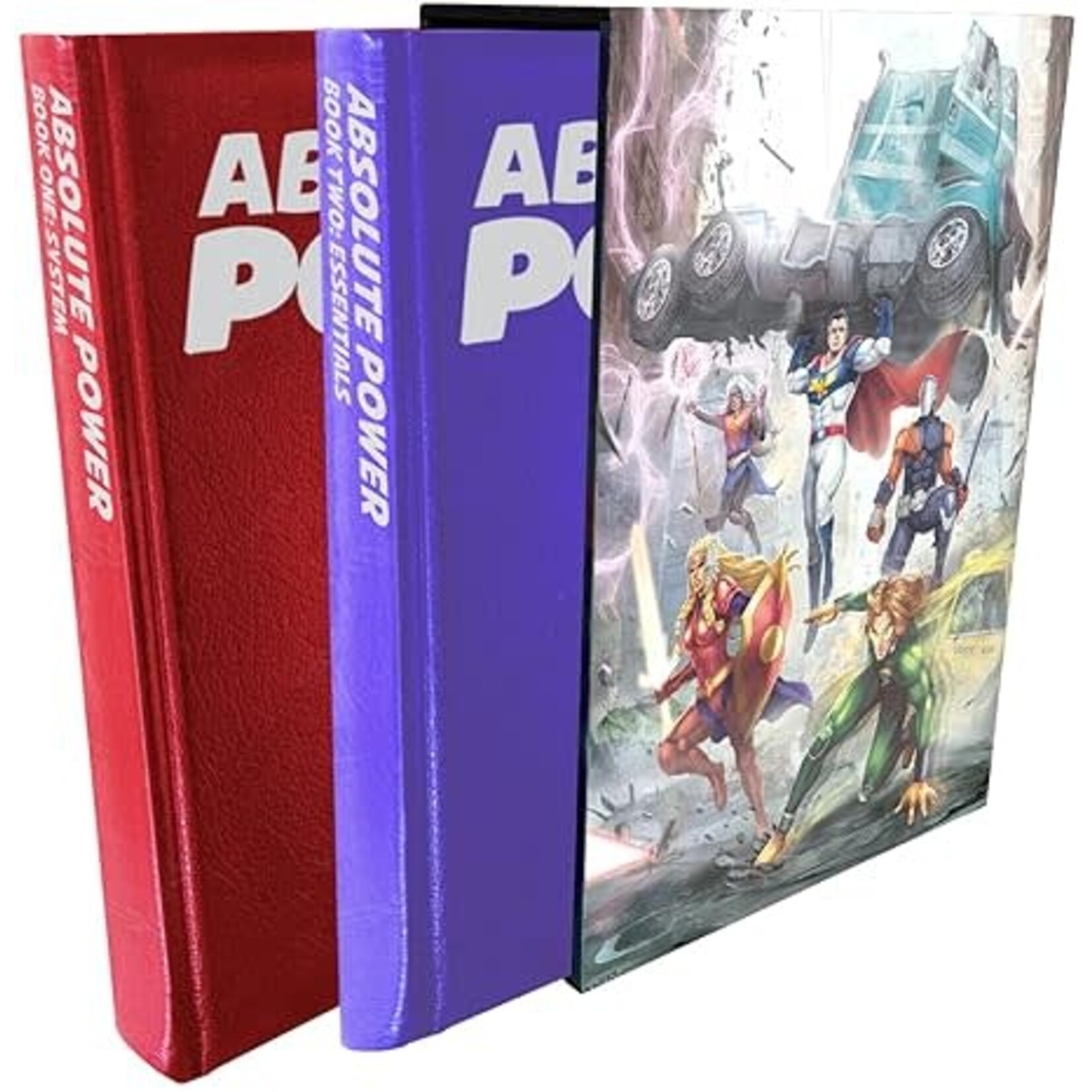 Japanime Games Absolute Power: Superhero Role-Playing Game Slipcase (2) Set