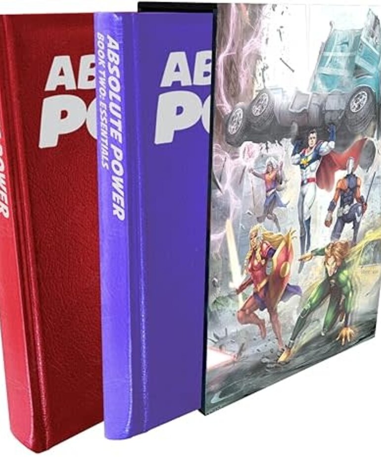 Japanime Games Absolute Power: Superhero Role-Playing Game Slipcase (2) Set