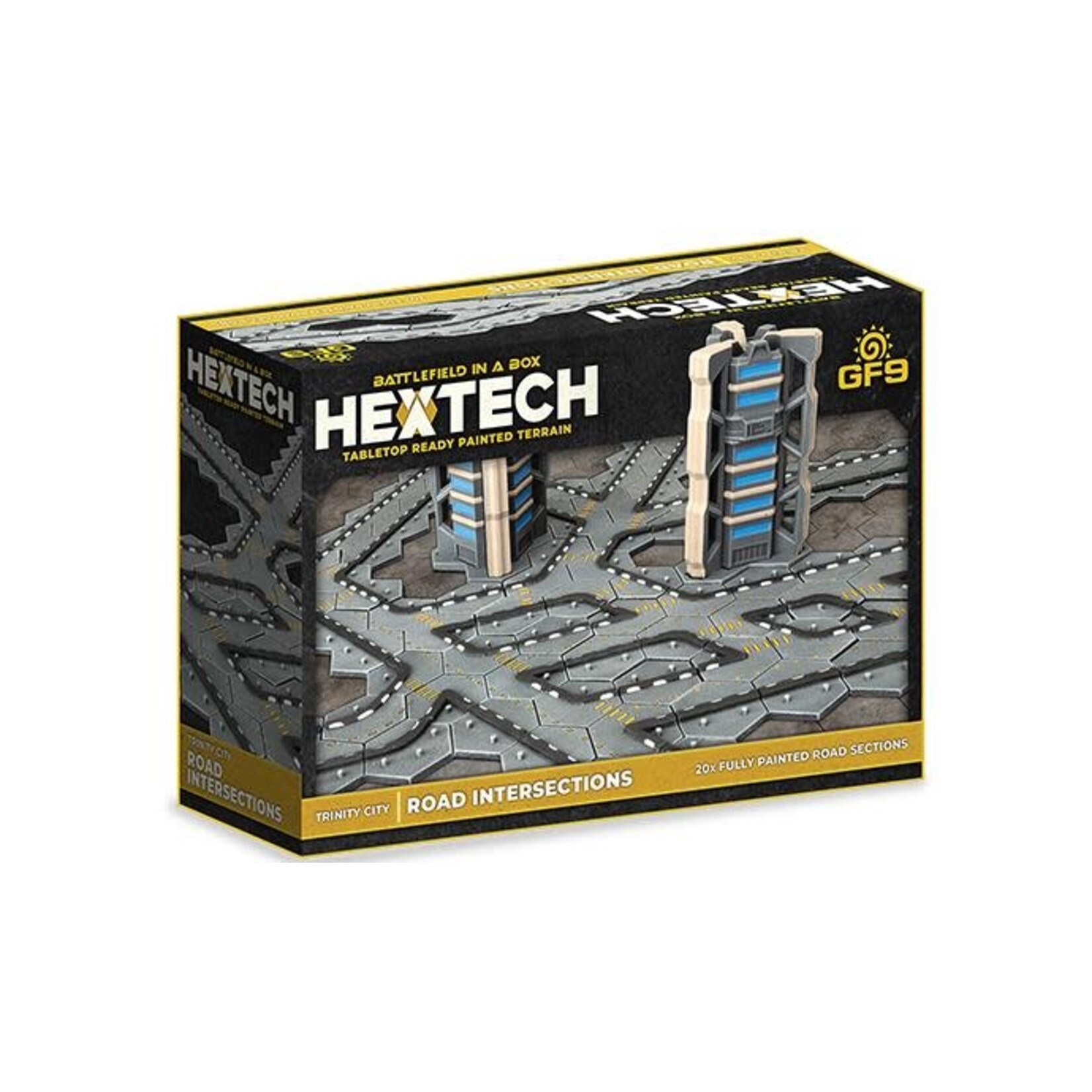 Gale Force Nine Hextech: Trinity City Roads Intersections (20)