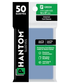 Capstone Games Phantom American Card Sleeves 56x87mm (50) Pack (Green) Capstone Games Phantom American Card Sleeves 56x87mm (50) Pack (Green)