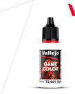 Vallejo Vallejo Game Color 72.001 Dead White 18ml Vallejo Vallejo Game Color 72.001 Dead White 18ml