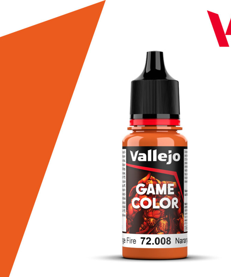 Vallejo Vallejo Game Color 72.008 Orange Fire 18ml