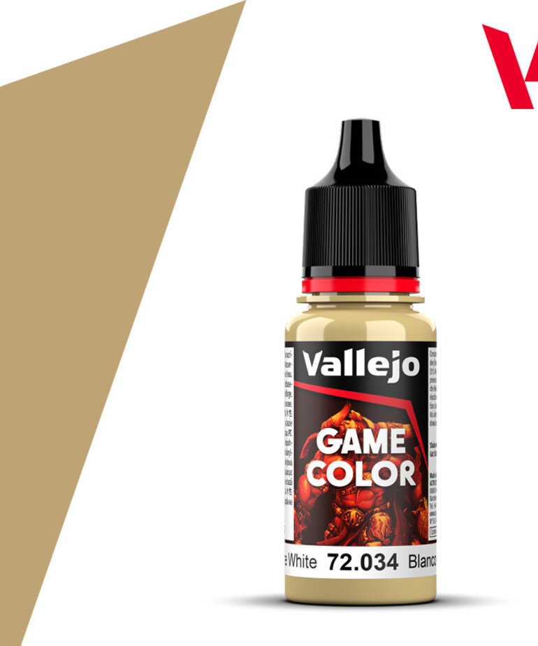 Vallejo Vallejo Game Color 72.034 Bone White 18ml