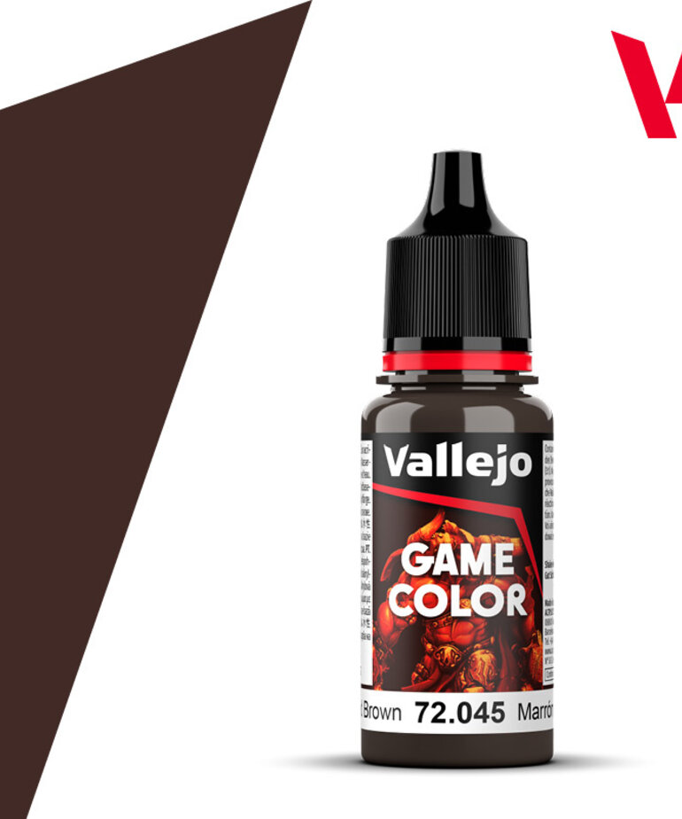 Vallejo Vallejo Game Color 72.045 Charred Brown 18ml