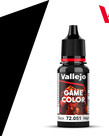 Vallejo Vallejo Game Color 72.051 Black 18ml