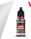 Vallejo Vallejo Game Color Metallic 72.052 Silver 18ml