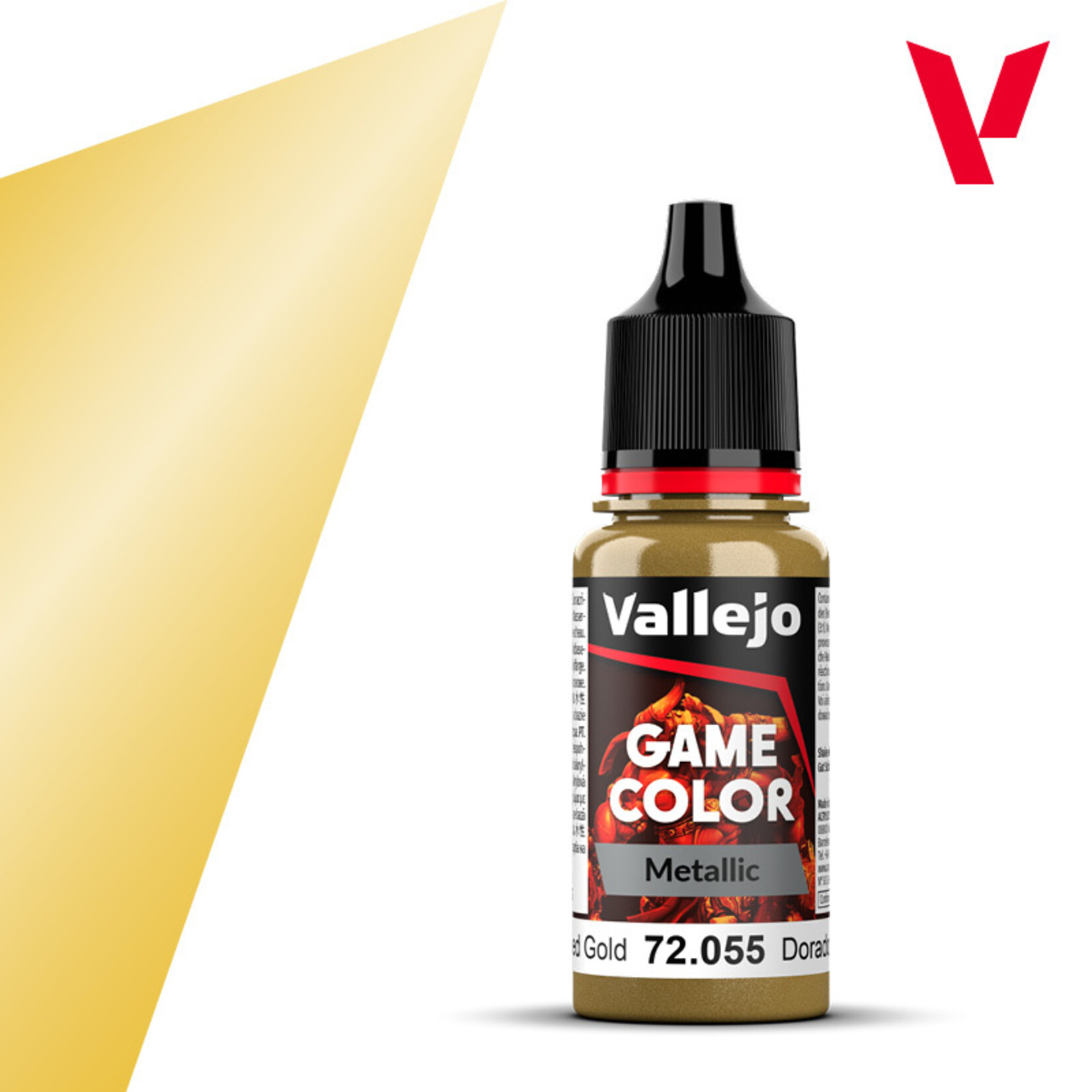 Vallejo Vallejo Game Color Metallic 72.055 Polished Gold 18ml