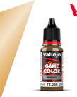 Vallejo Vallejo Game Color Metallic: 72.056 Glorious Gold 18ml Vallejo Vallejo Game Color Metallic: 72.056 Glorious Gold 18ml