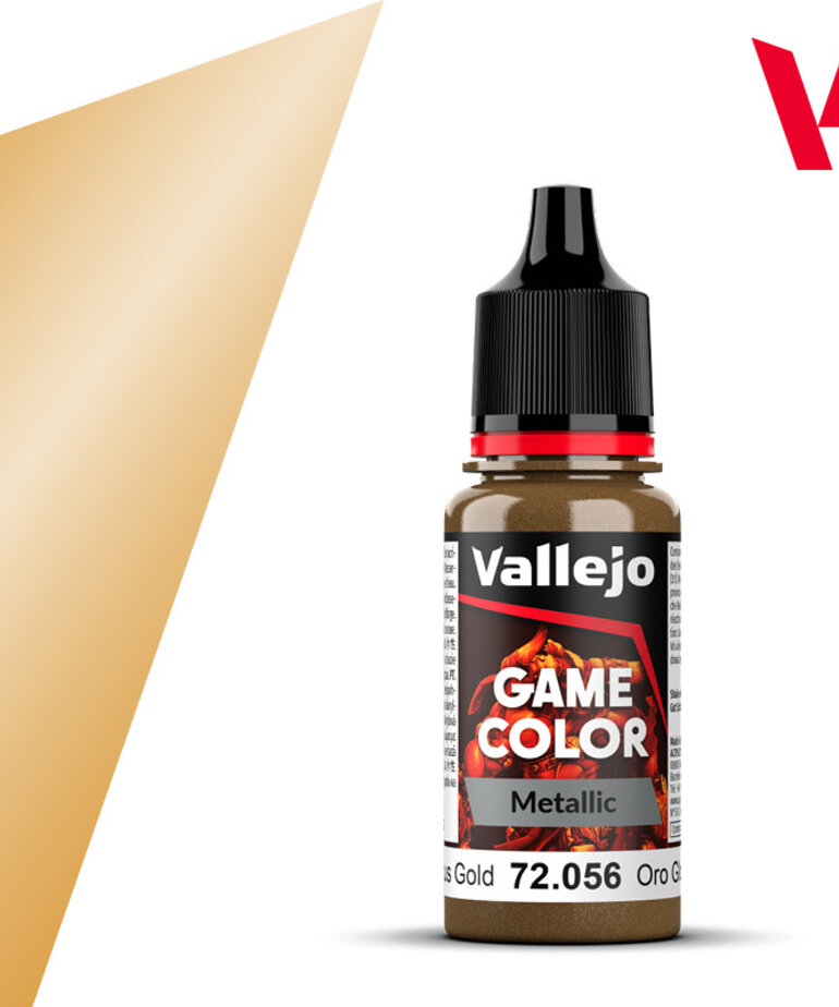 Vallejo Vallejo Game Color Metallic: 72.056 Glorious Gold 18ml
