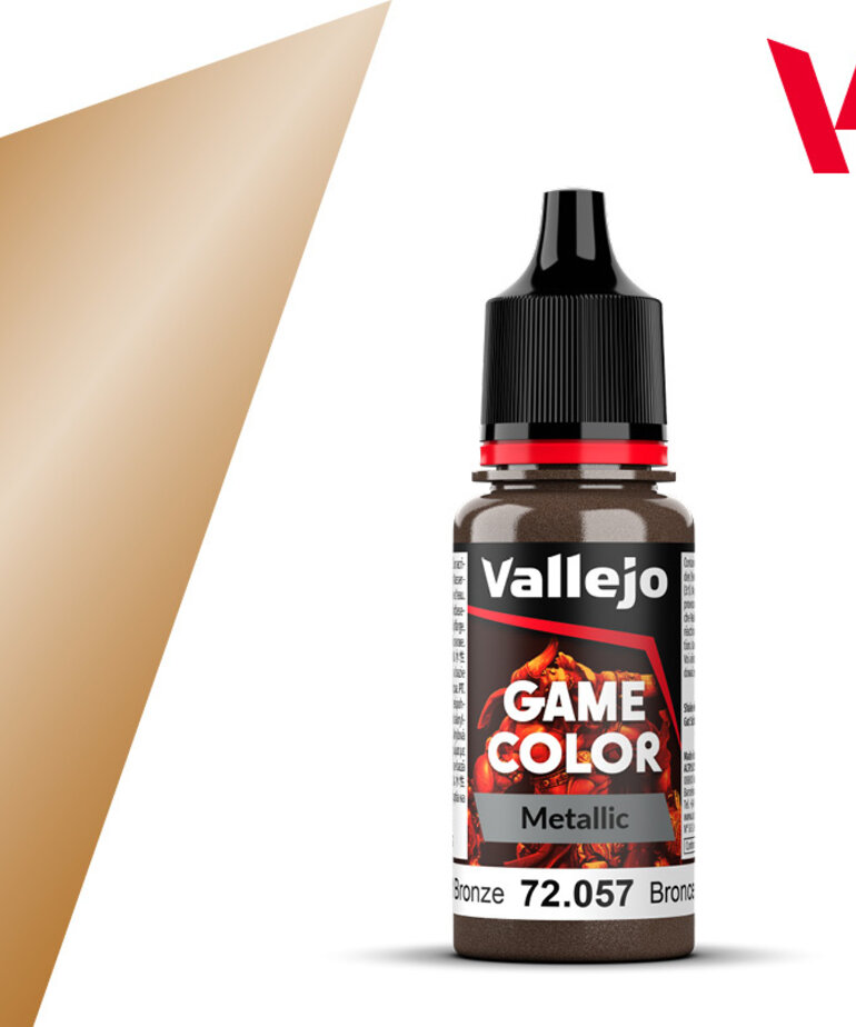 Vallejo Vallejo Game Color Metallic: 72.057 Bright Bronze 18ml