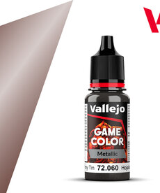 Vallejo Vallejo Game Color Metallic: 72.060 Tinny Tin 18ml Vallejo Vallejo Game Color Metallic: 72.060 Tinny Tin 18ml