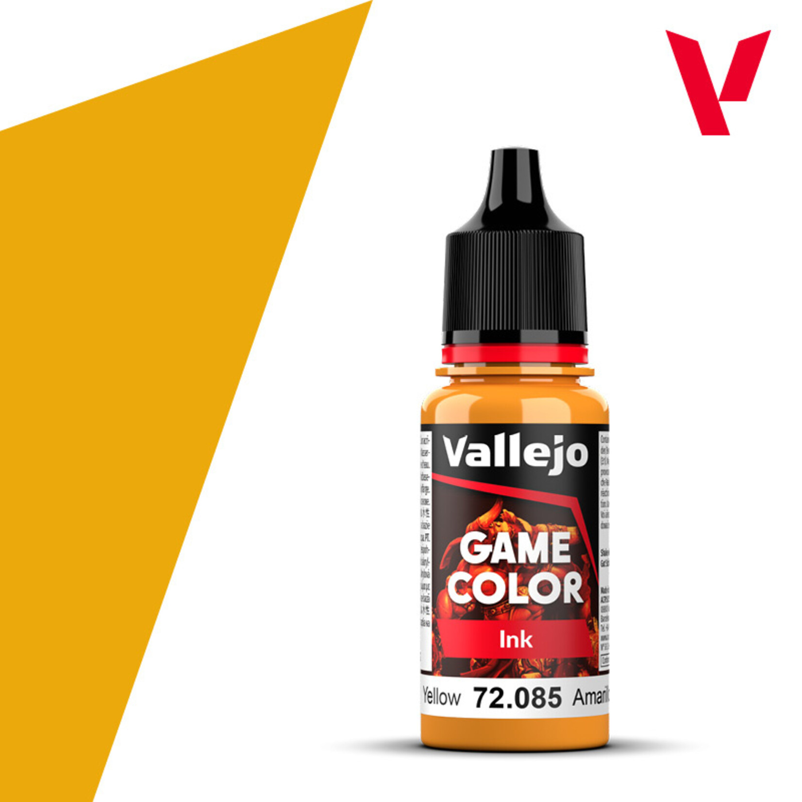 Vallejo Vallejo Game Color 72.085 Yellow Ink 18ml